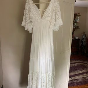 Brand new, never worn, boho wedding dress - xl